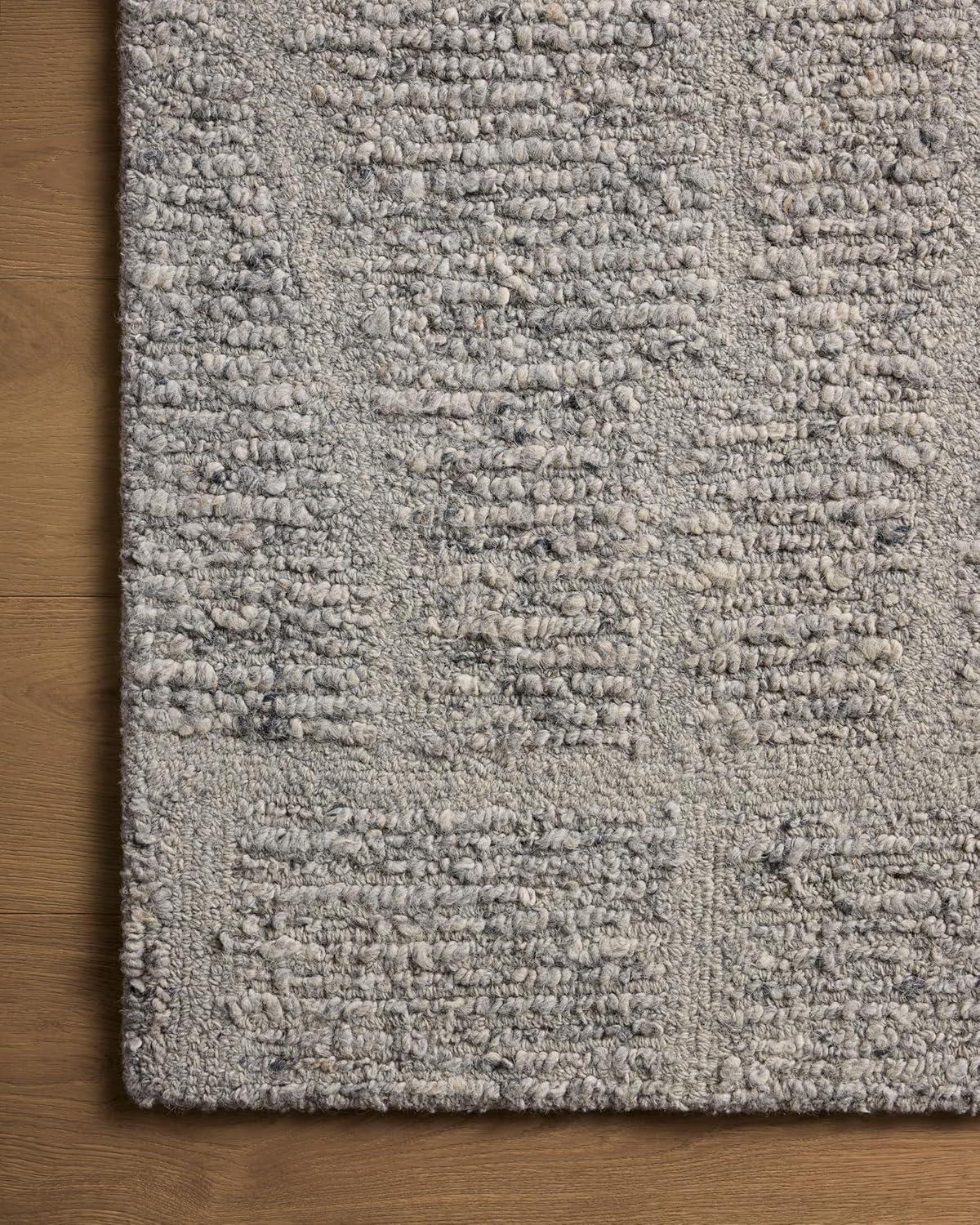 image:imageLoloi Magnolia Home by Joanna Gaines Jones Collection JON02 NaturalOatmeal 86 x 116 Area RugSlate