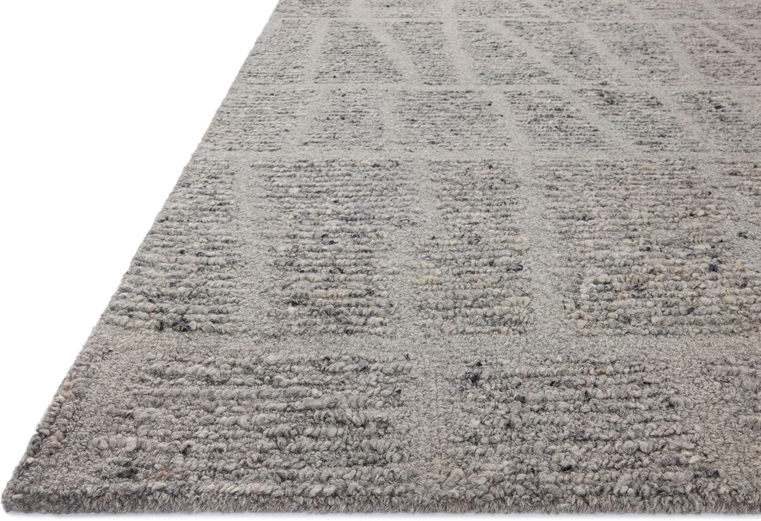 image:imageLoloi Magnolia Home by Joanna Gaines Jones Collection JON02 NaturalOatmeal 86 x 116 Area RugSlate