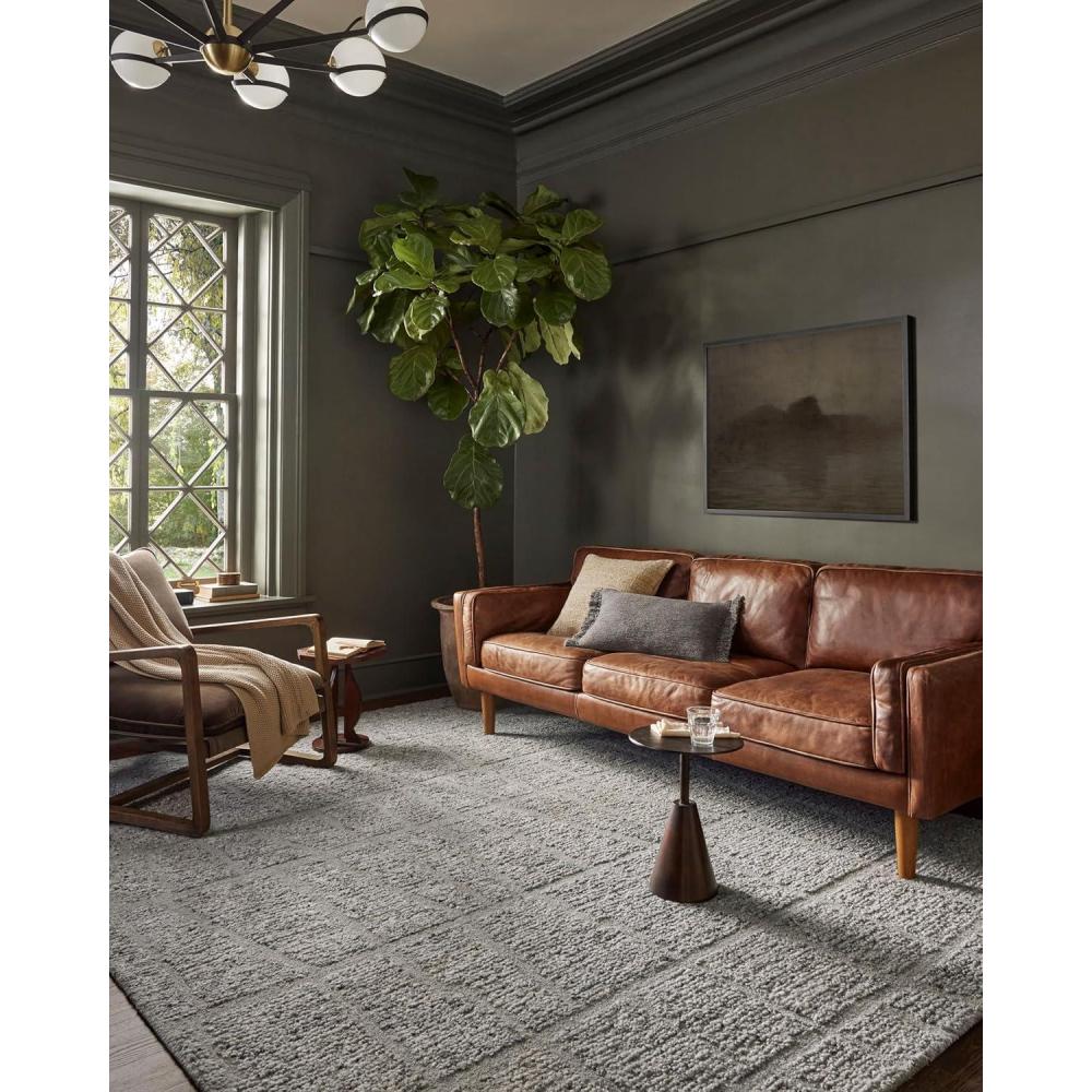 image:imageLoloi Magnolia Home by Joanna Gaines Jones Collection JON02 NaturalOatmeal 86 x 116 Area RugSlate