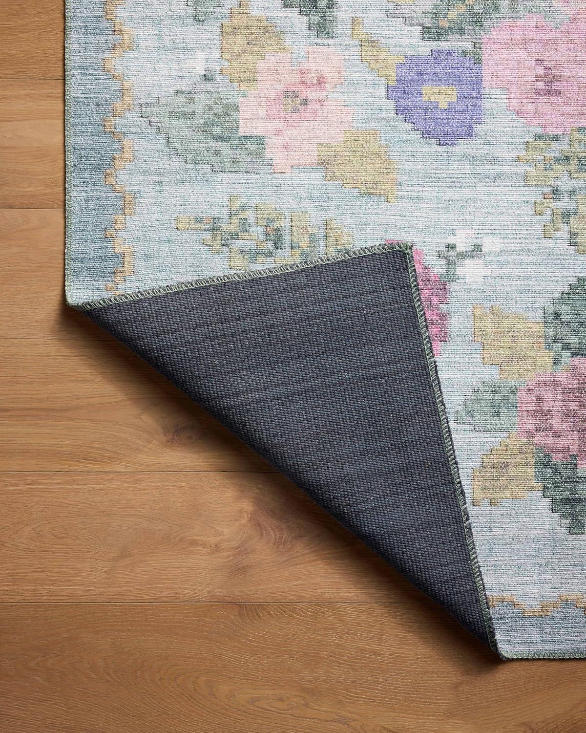 image:imageLoloi Rifle Paper Co Rosa Collection RSA02 Sky 76 x 96 Area RugSky