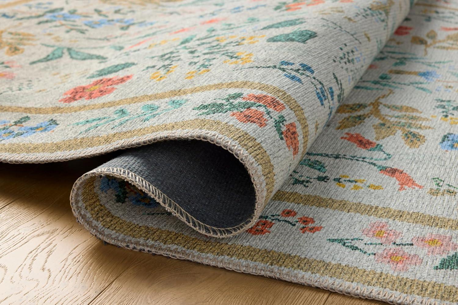 image:imageLoloi Rifle Paper Co Wildwood Collection WWLD02 Navy 26 x 76 Runner RugCream