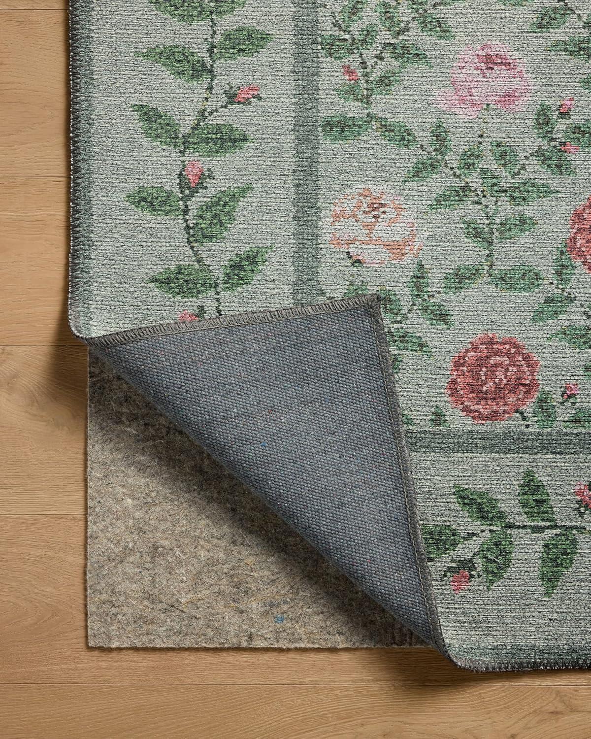 image:imageLoloi Rifle Paper Co Wildwood Collection WWLD02 Navy 26 x 76 Runner RugGreen