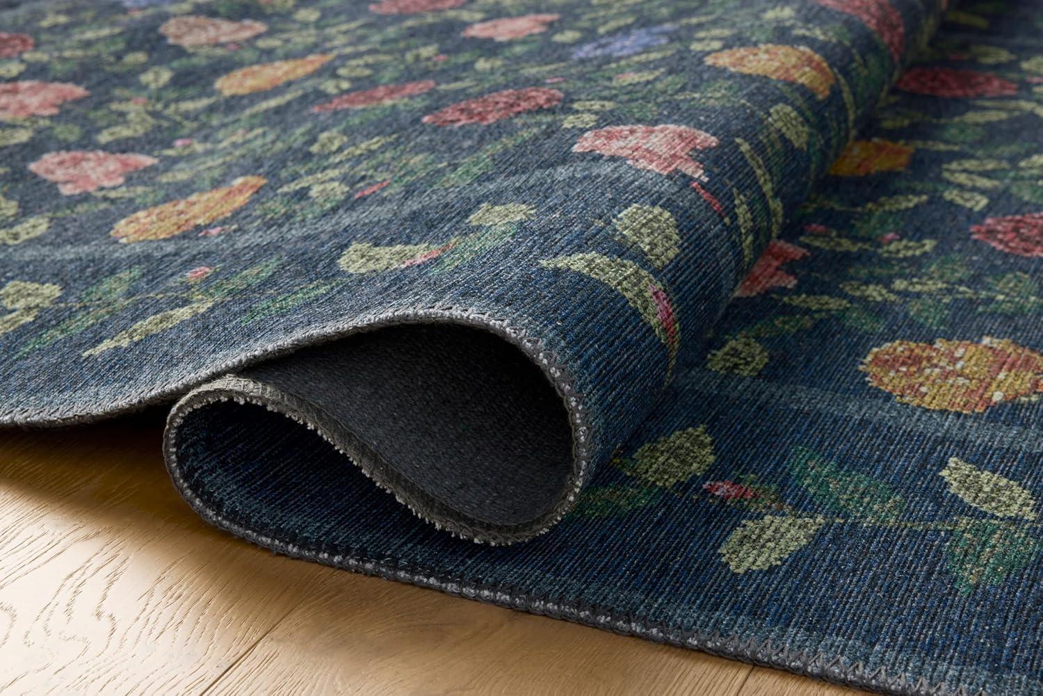 image:imageLoloi Rifle Paper Co Wildwood Collection WWLD02 Navy 26 x 76 Runner RugNavy
