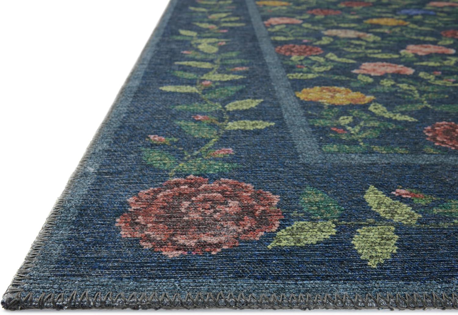 image:imageLoloi Rifle Paper Co Wildwood Collection WWLD02 Navy 26 x 76 Runner RugNavy
