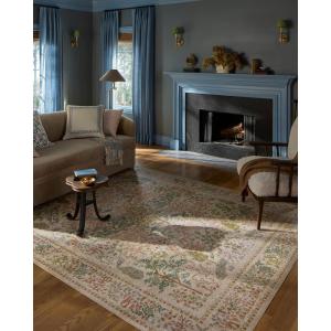 Loloi Rifle Paper Co. Canopy Collection CNP-05 Ivory 2′-3″ x 5′ Accent Rug