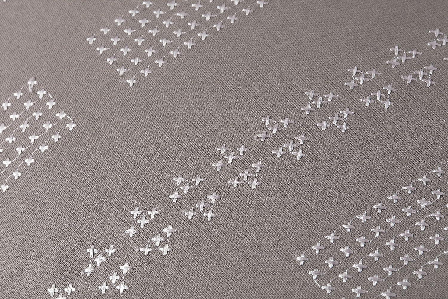 image:imageLoloi Jean Stoffer x William Collection PJS0007 Grey 13 x 21 Cover Only PillowGrey