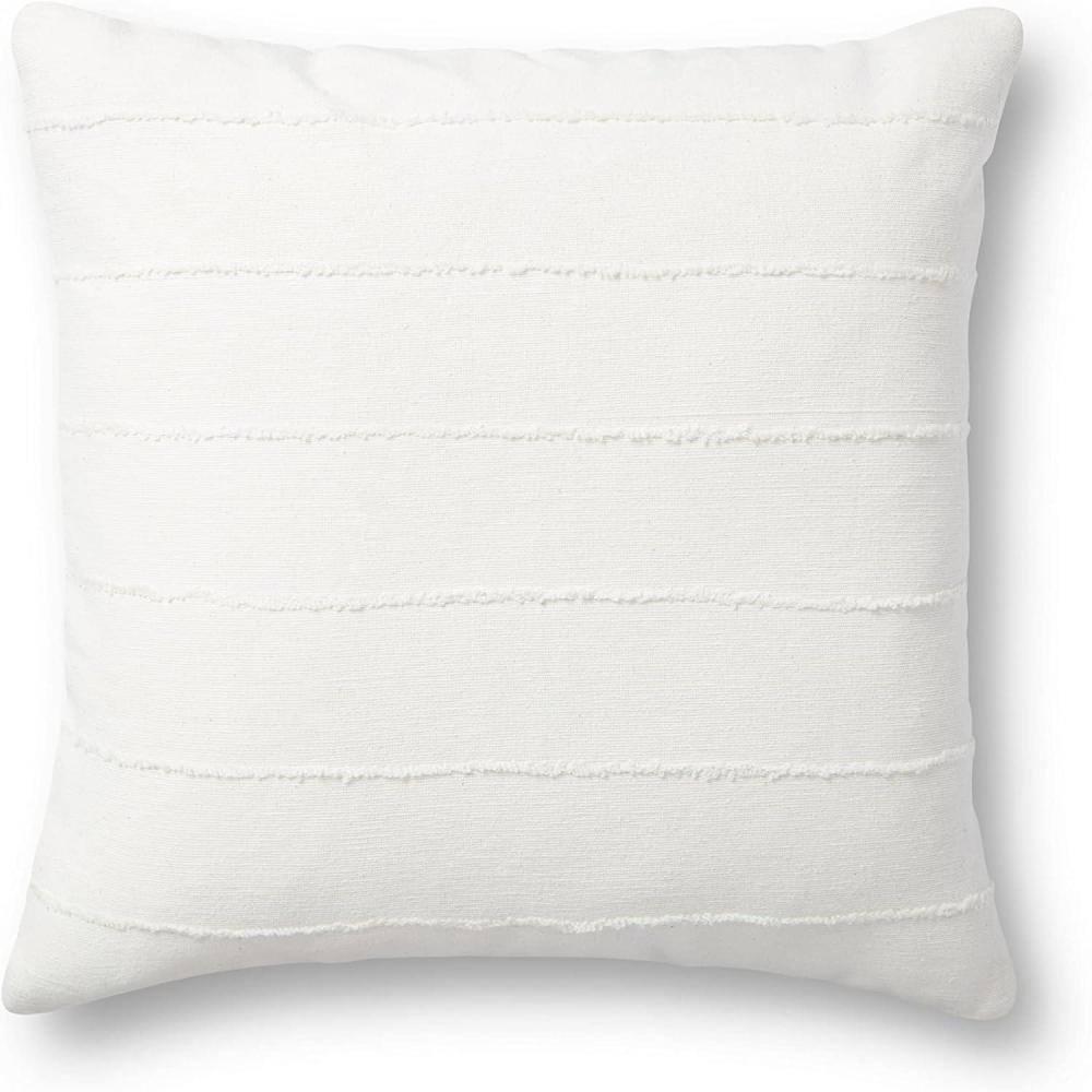 image:imageLoloi Jean Stoffer x Julia Collection PJS0013 Ivory 18 x 18 Cover wPoly PillowIvory