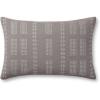 image:imageLoloi Jean Stoffer x William Collection PJS0007 Grey 13 x 21 Cover Only PillowGrey