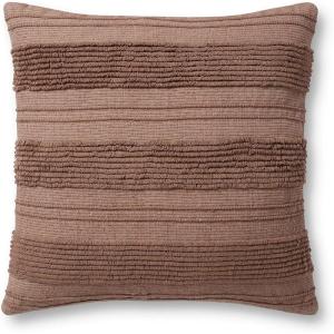 Loloi Jean Stoffer x Kristy Collection PJS0001 Clay 18” x 18” Cover Only Pillow(Clay)