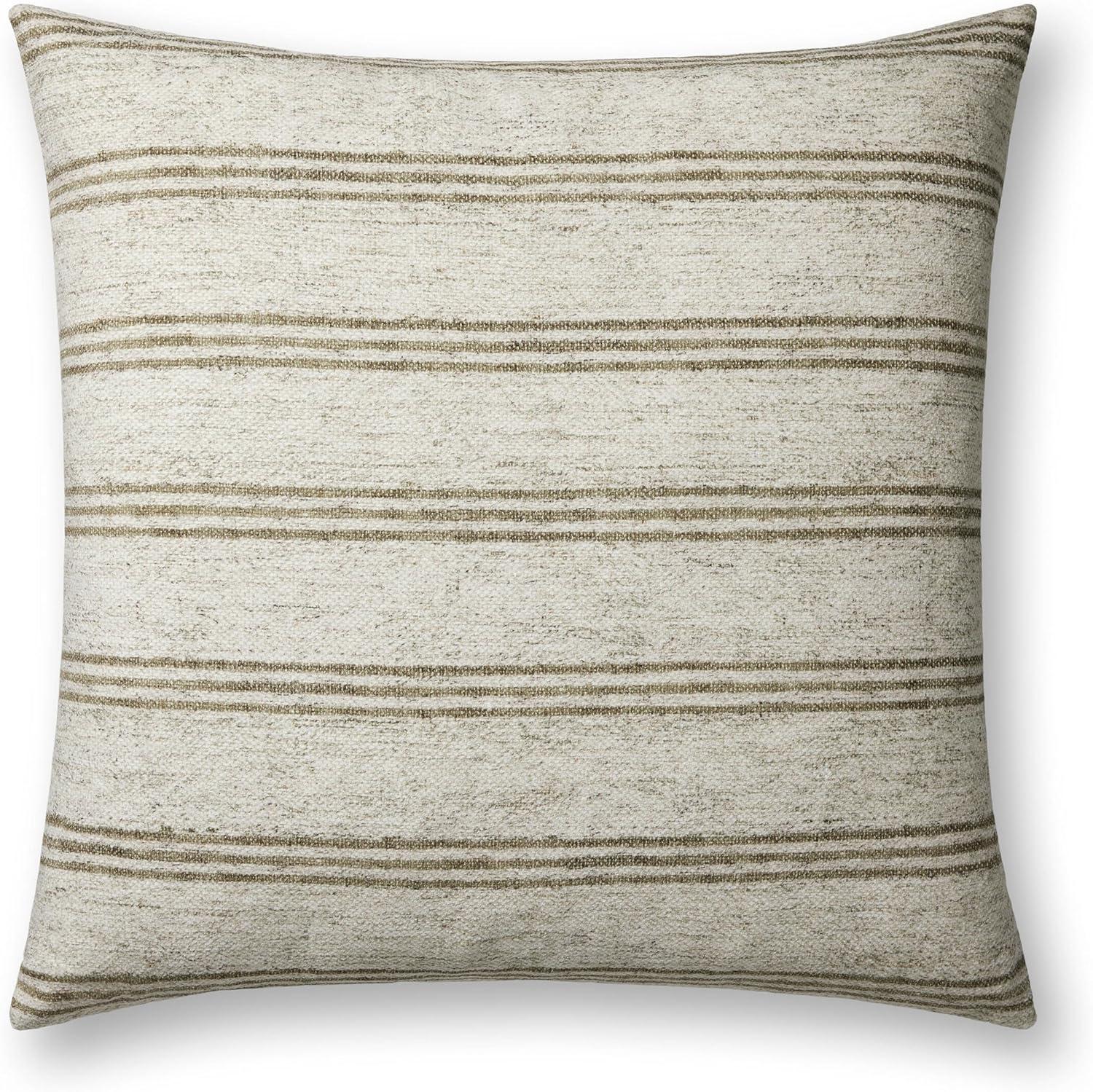 image:imageLoloi Amber Lewis x Zephyr Collection PAL0040 IvoryOlive 22 x 22 Cover wPoly Pillow