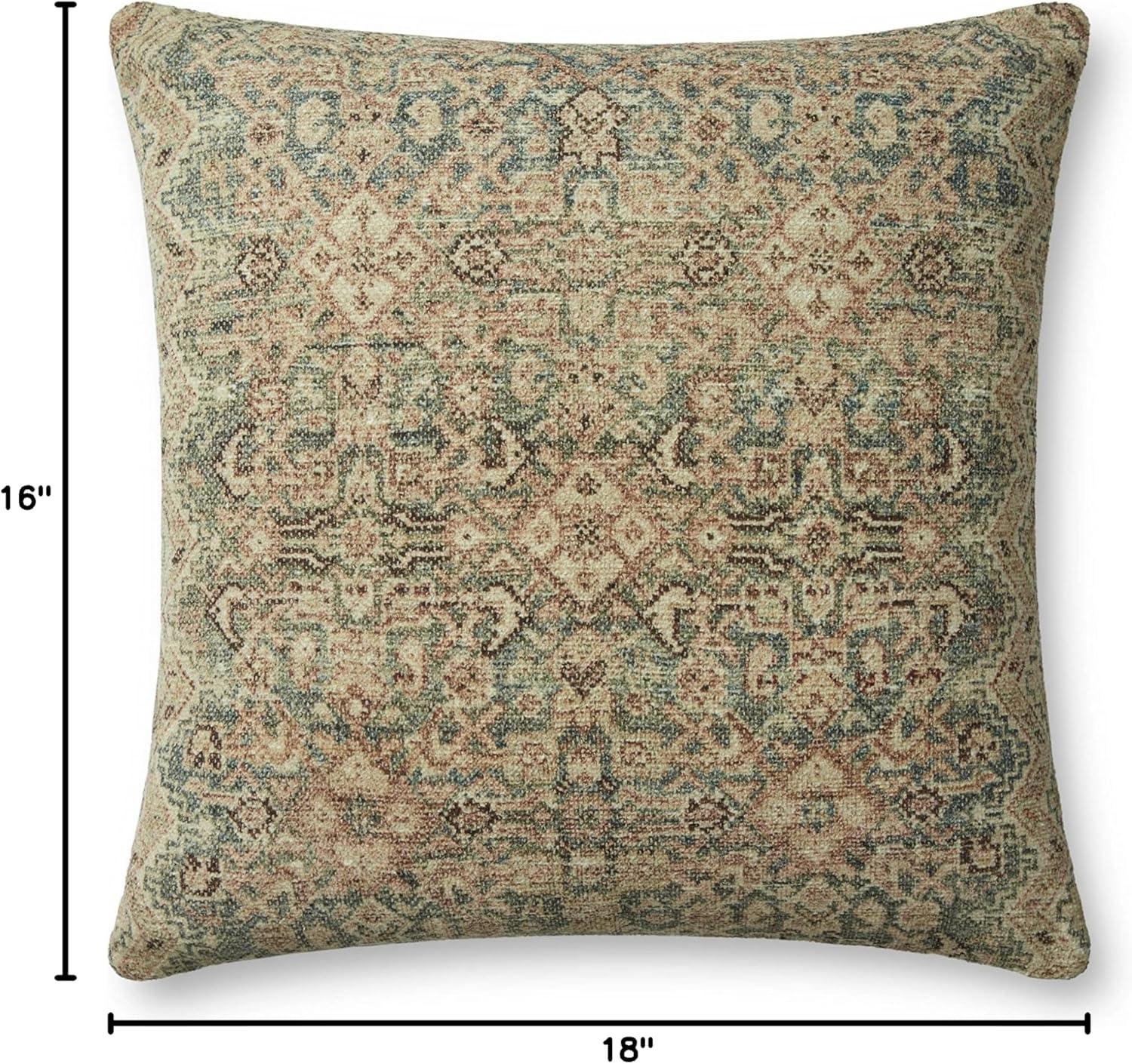 image:imageLoloi Angela Rose x Cove Collection PAR0004 NavyNatural 18 x 18 Cover wPoly PillowNavy Natural