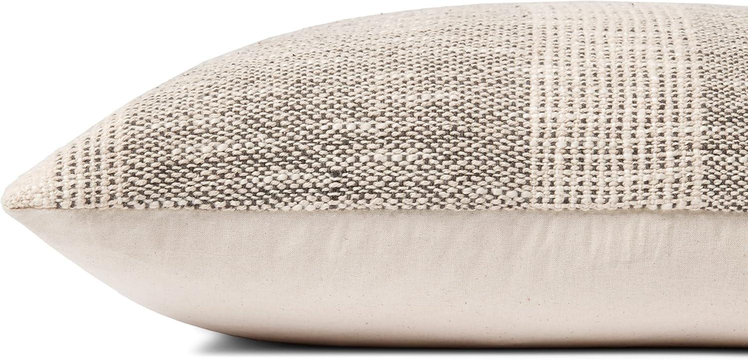 image:imageLoloi Angela Rose x Dusk Collection PAR0005 CharcoalIvory 18 x 18 Cover Only Pillow