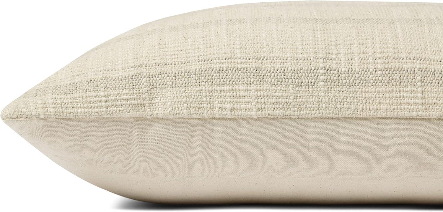 image:imageLoloi Angela Rose x Joshua Collection PAR0006 IvoryGrey 18 x 18 Cover Only Pillow