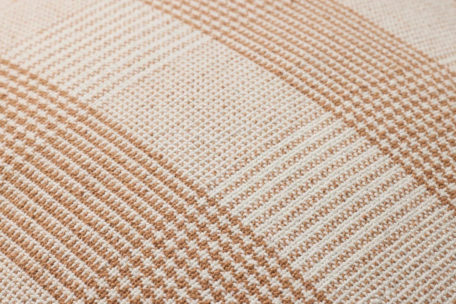 image:imageLoloi Chris Loves Julia Auggie Collection PCJ0021 BlueWhite 22 x 22 Cover wPoly PillowOrange White