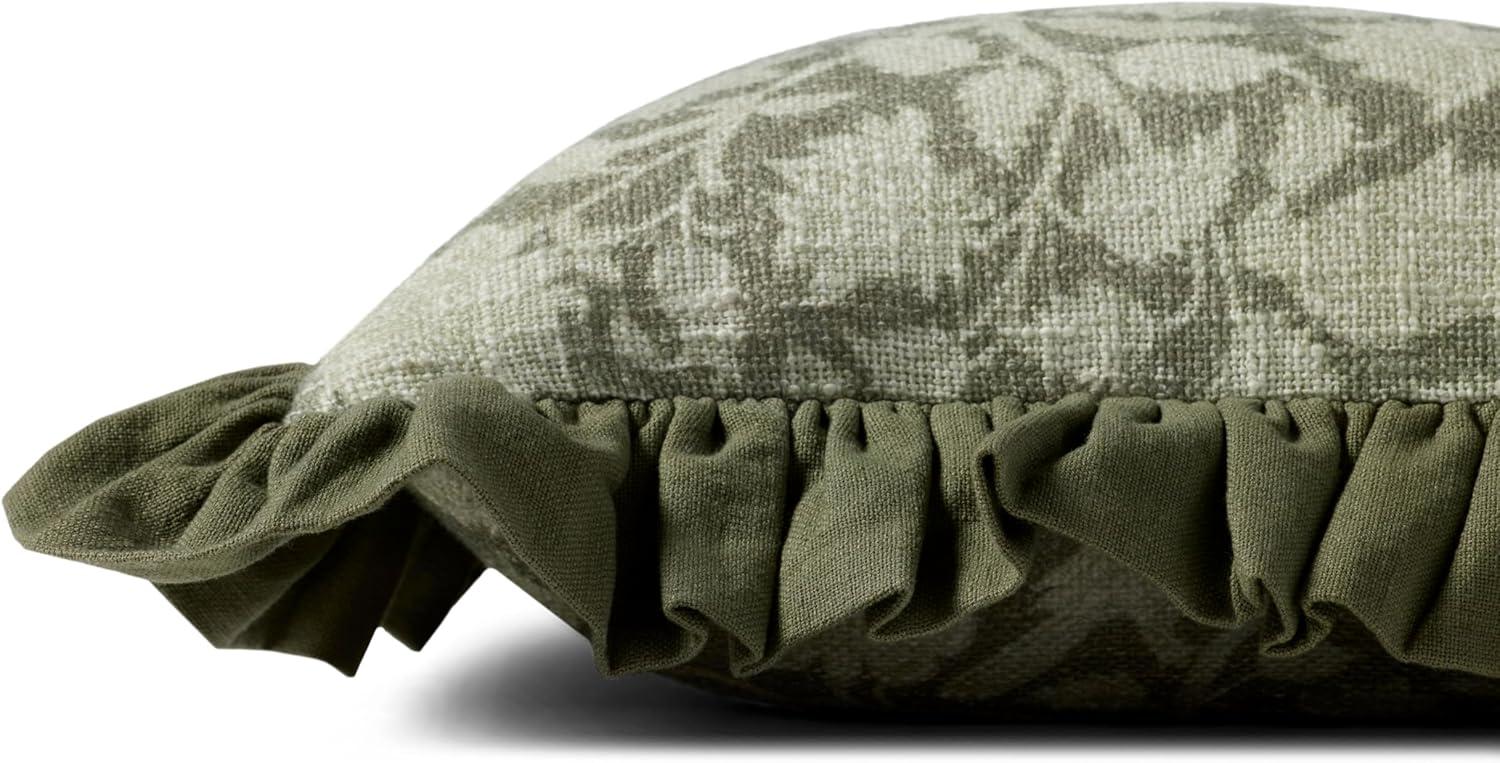 image:imageLoloi Chris Loves Julia Kathleen Collection PCJ0026 Blue 18 x 18 Cover wPoly PillowGreen