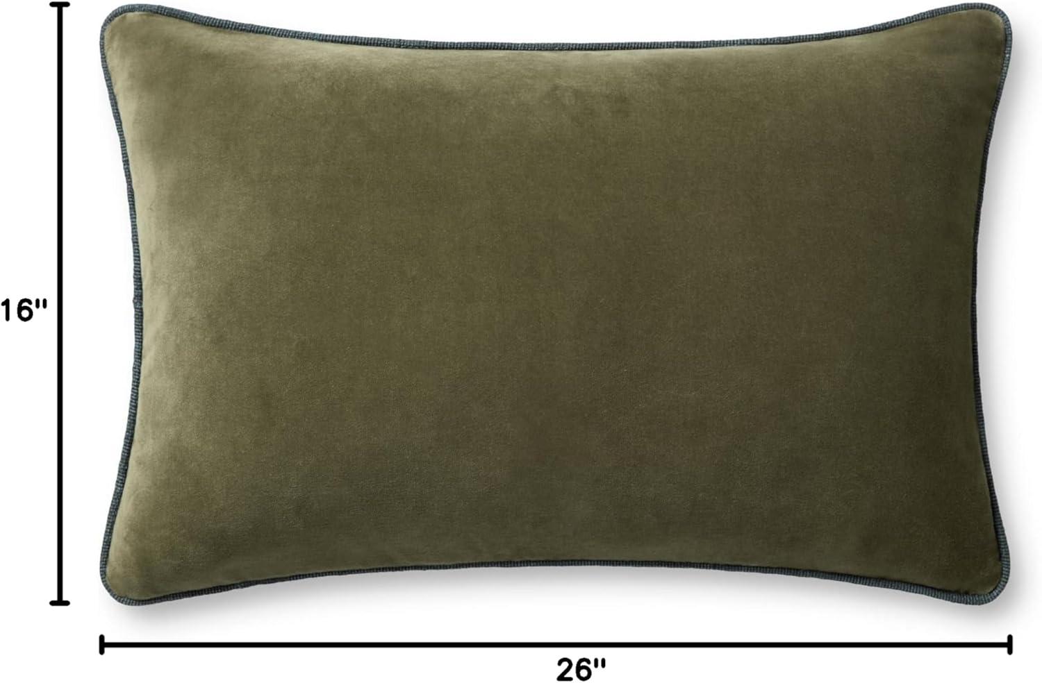 image:imageLoloi Chris Loves Julia Liza Collection PCJ0020 Green 16 x 26 Cover wDown Pillow