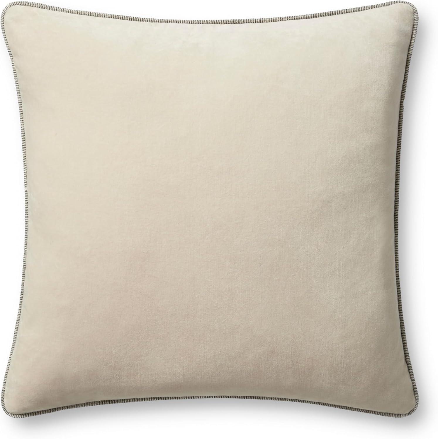 image:imageLoloi Chris Loves Julia Liza Collection PCJ0020 Ivory 22 x 22 Cover Only Pillow