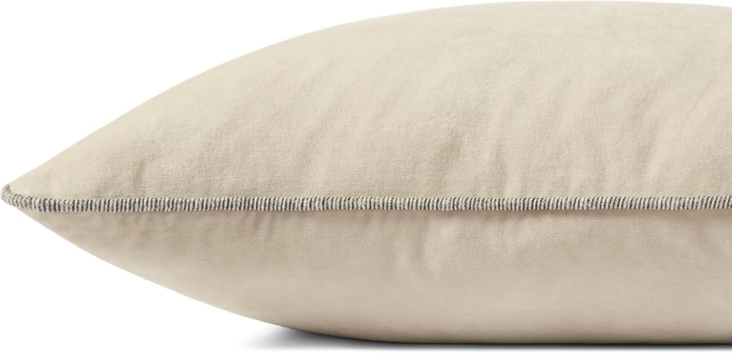 image:imageLoloi Chris Loves Julia Liza Collection PCJ0020 Ivory 22 x 22 Cover wDown Pillow