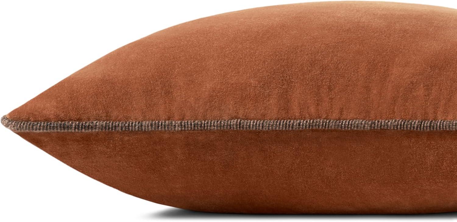 image:imageLoloi Chris Loves Julia Liza Collection PCJ0020 Rust 18 x 18 Cover Only Pillow