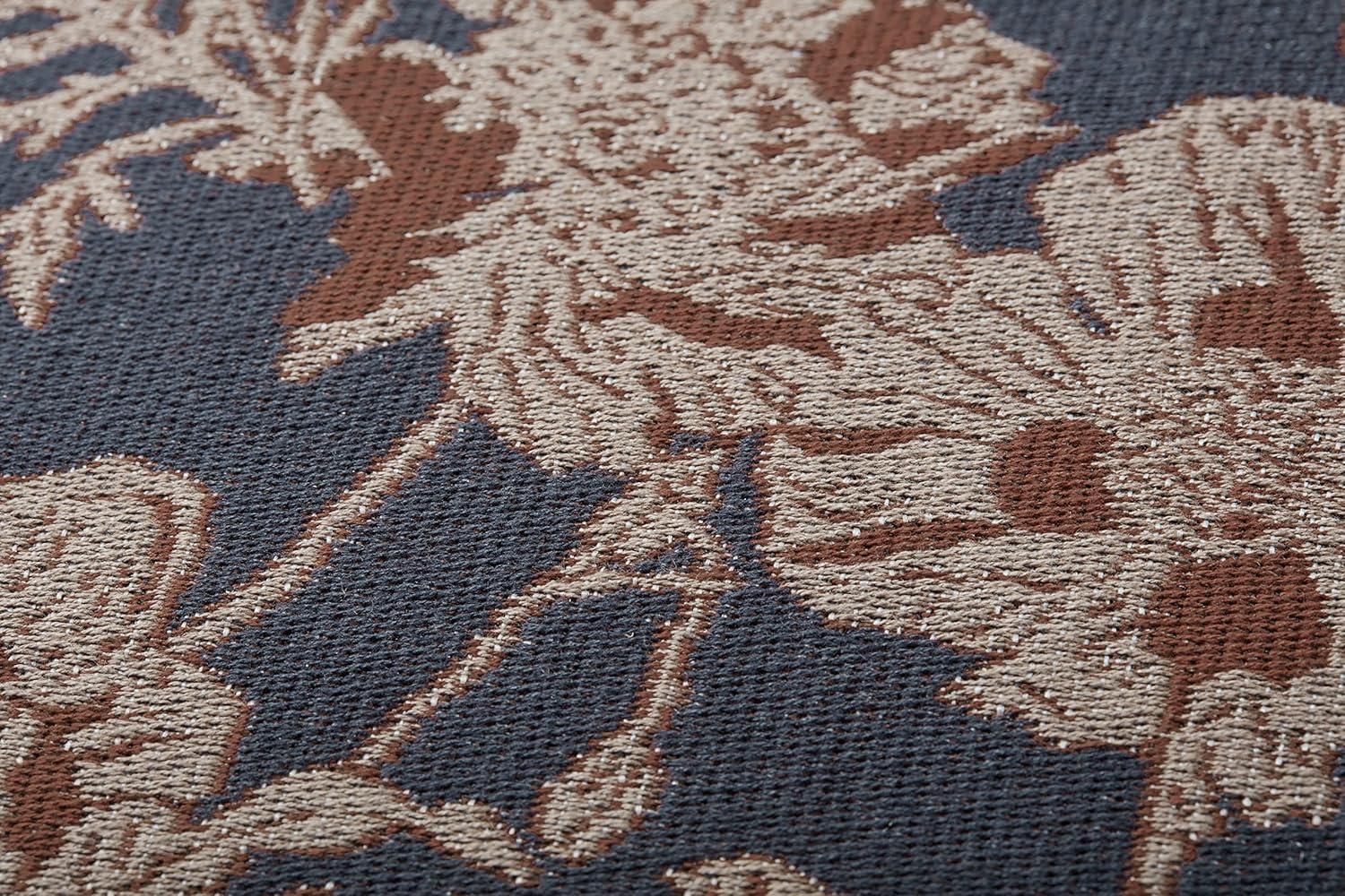 image:imageLoloi Chris Loves Julia Matilda Collection PCJ0031 OliveOrange 18 x 18 Cover wDown PillowNavy Clay