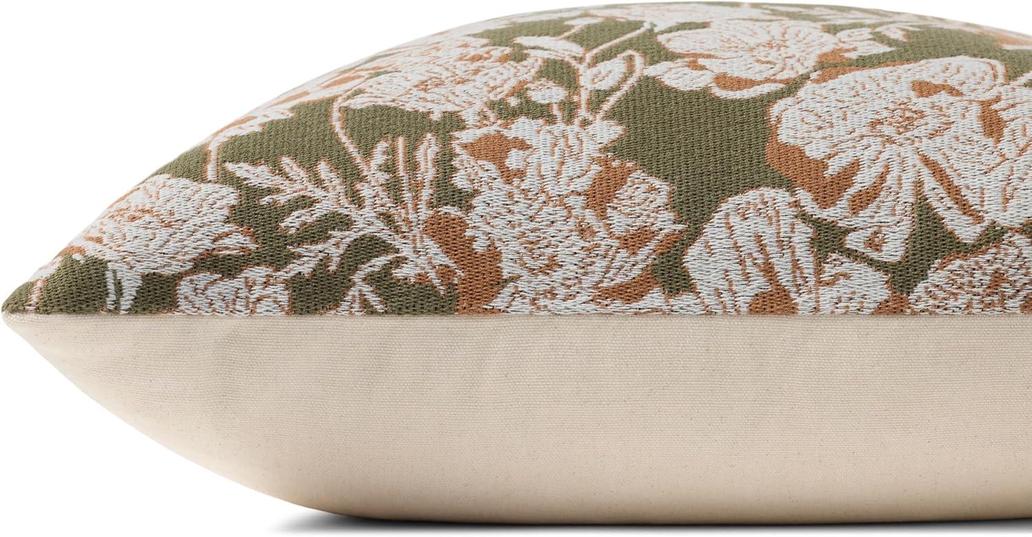 image:imageLoloi Chris Loves Julia Matilda Collection PCJ0031 OliveOrange 18 x 18 Cover wDown PillowOlive Orange