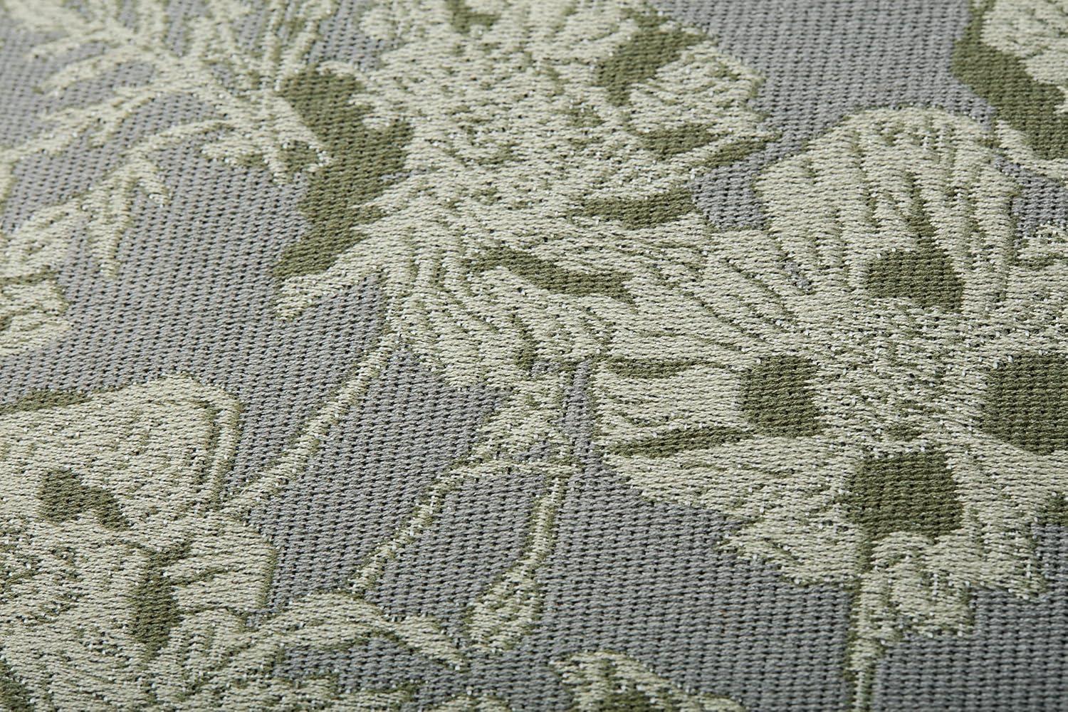 image:imageLoloi Chris Loves Julia Matilda Collection PCJ0031 OliveOrange 18 x 18 Cover wDown PillowSilver Sage