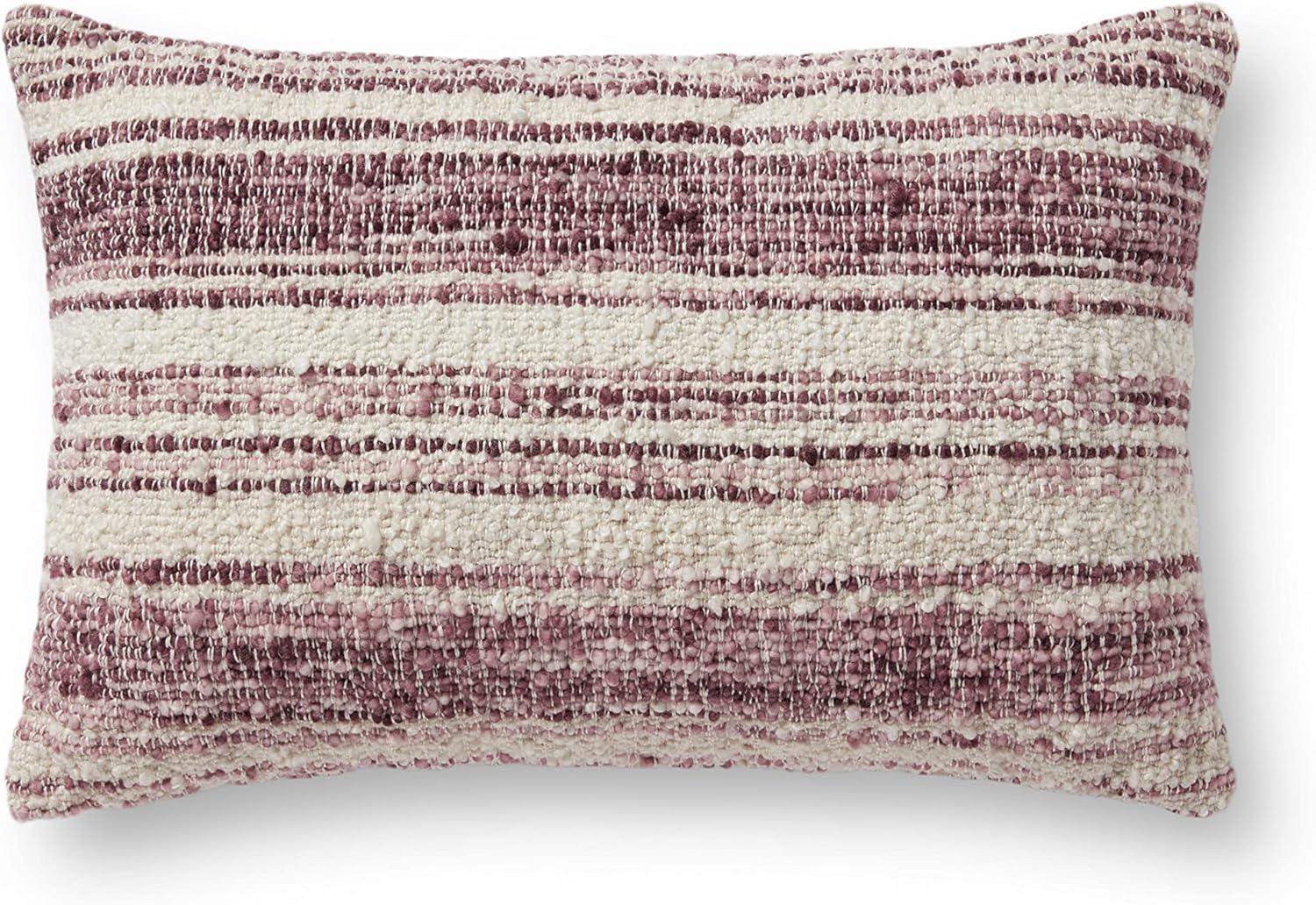 image:imageLoloi Chris Loves Julia x Pillows Collection PCJ0007 Grey 18 x 18 wPoly PillowBurgundy Ivory