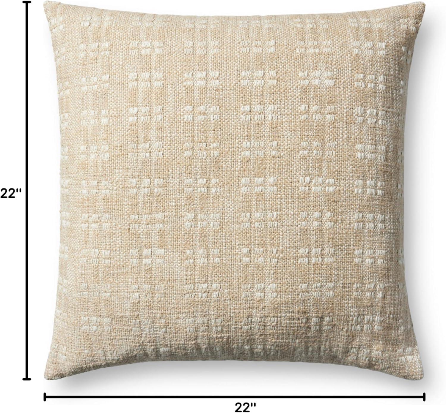 image:imageLoloi Magnolia Home by Joanna Gaines Bryn Collection PMH0062 Rust 22 x 22 Cover wDown PillowBeige