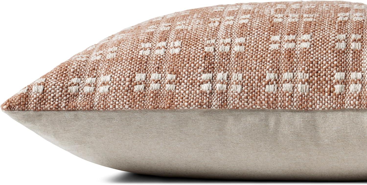 image:imageLoloi Magnolia Home by Joanna Gaines Bryn Collection PMH0062 Rust 22 x 22 Cover wDown PillowRust
