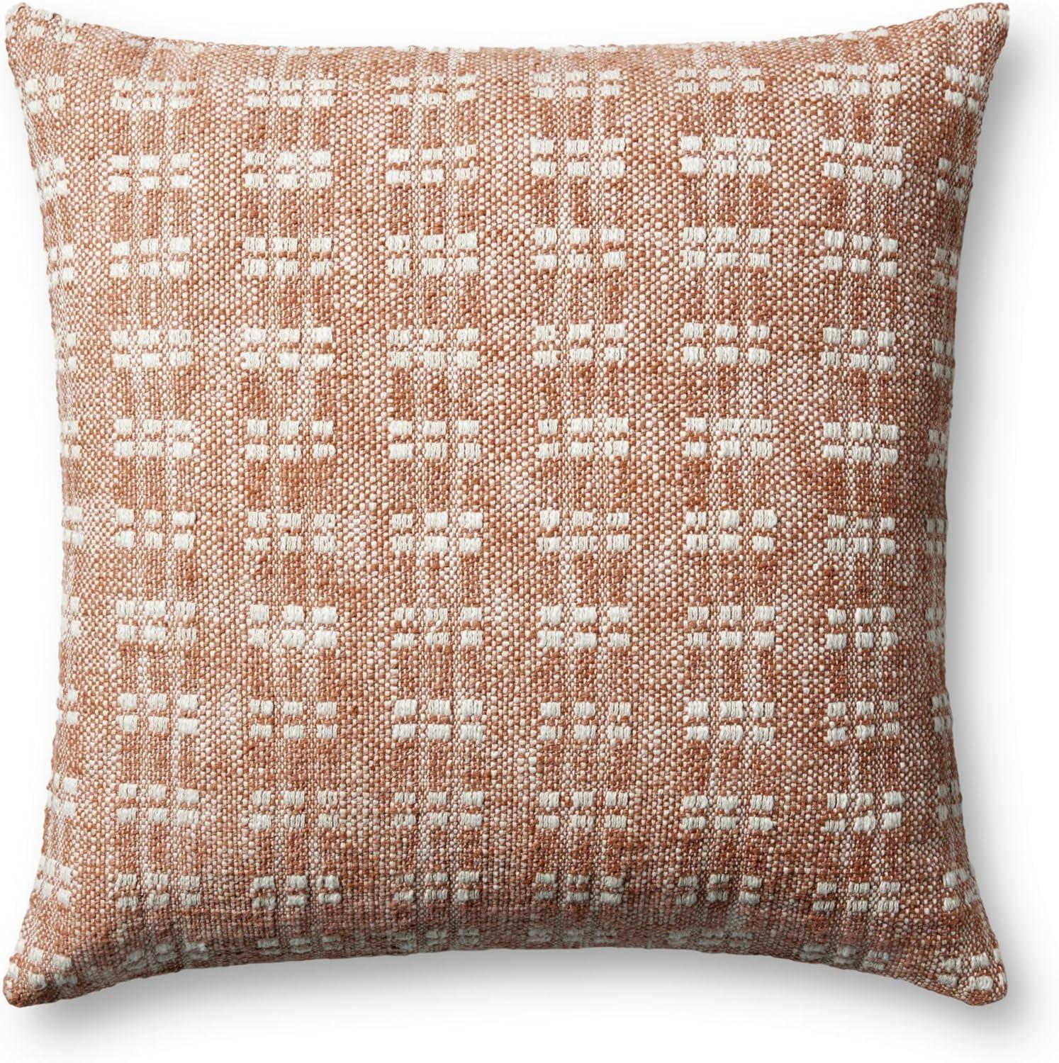 image:imageLoloi Magnolia Home by Joanna Gaines Bryn Collection PMH0062 Rust 22 x 22 Cover wDown PillowRust