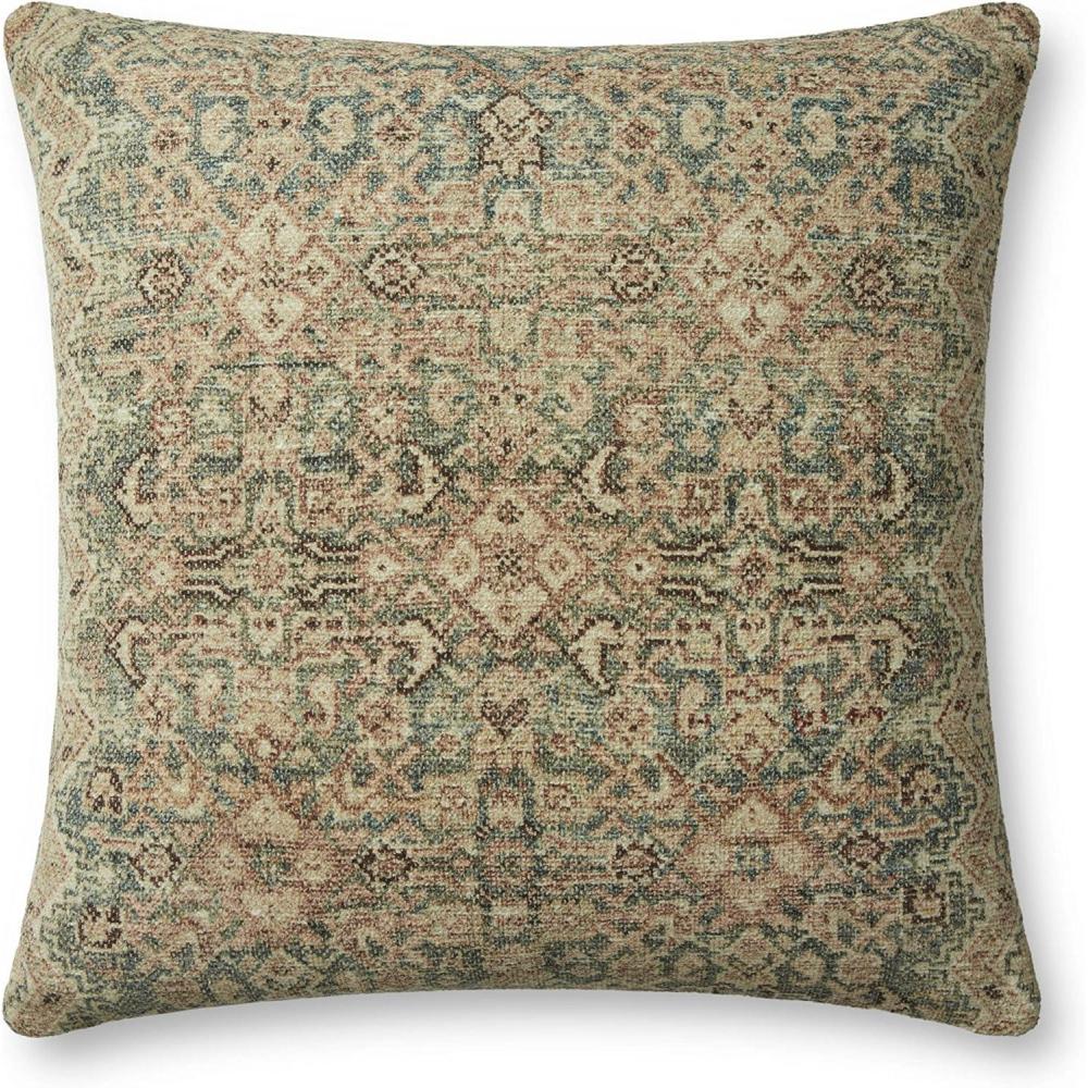 image:imageLoloi Angela Rose x Cove Collection PAR0004 NavyNatural 18 x 18 Cover wPoly PillowNavy Natural