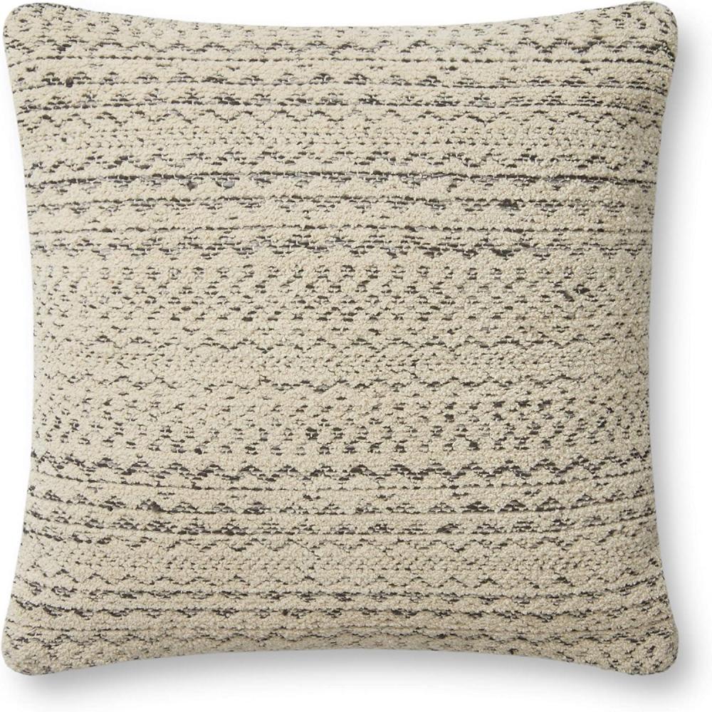 image:imageLoloi Angela Rose x Gloaming Collection PAR0009 CharcoalIvory 18 x 18 Cover Only Pillow