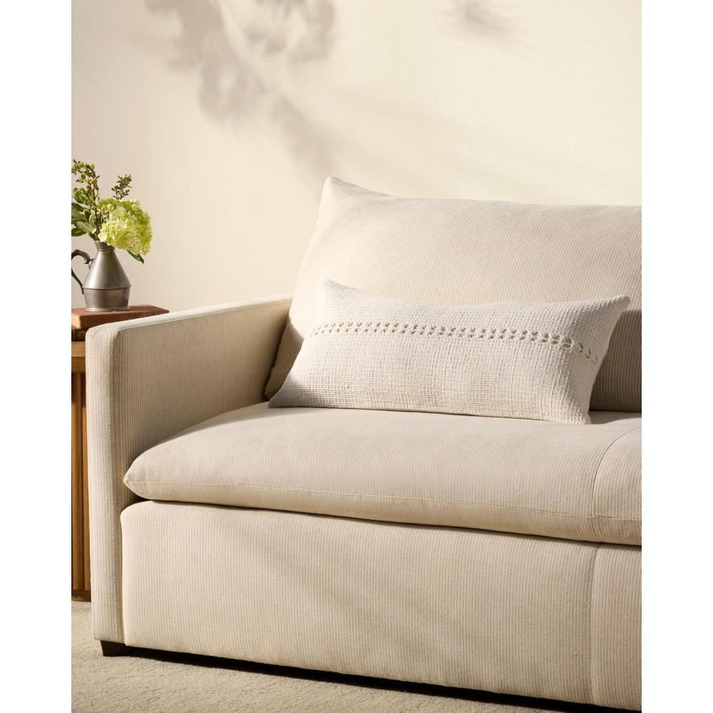 image:imageLoloi Chris Loves Julia Harvey Collection PCJ0018 Orange 12 x 27 Cover wPoly PillowWhite