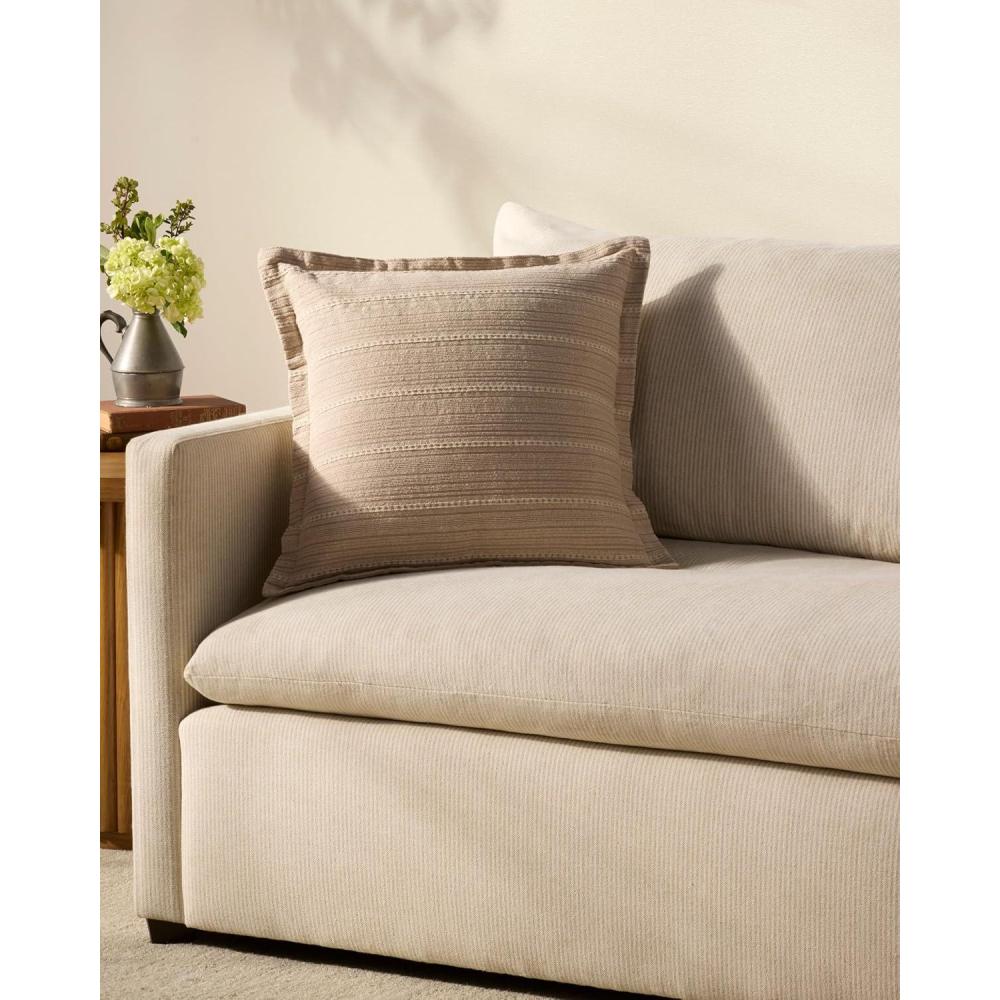 image:imageLoloi Chris Loves Julia Howie Collection PCJ0023 Natural 18 x 18 Cover wDown PillowNatural