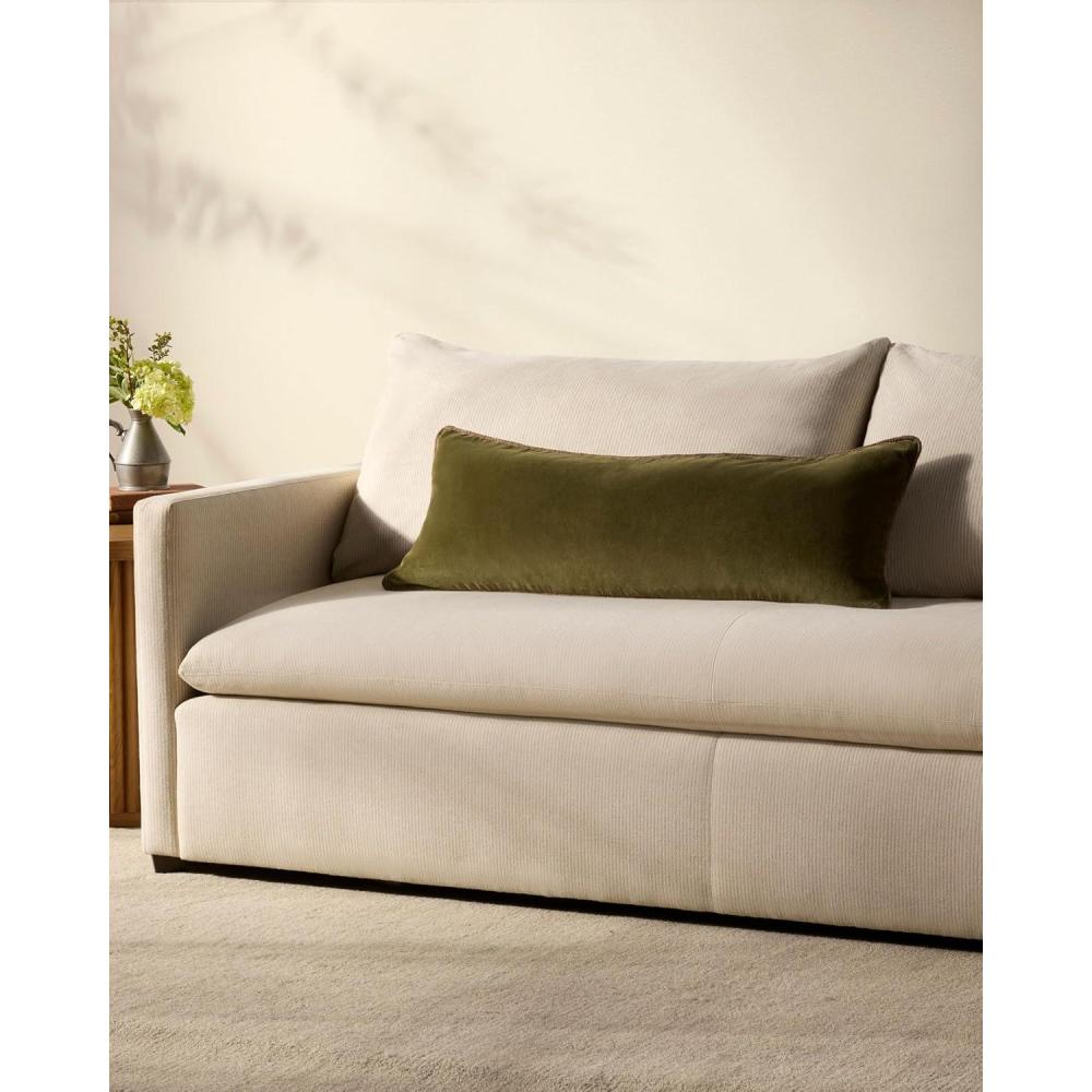 image:imageLoloi Chris Loves Julia Liza Collection PCJ0020 Dark Green 13 x 35 Cover wPoly PillowDark Green