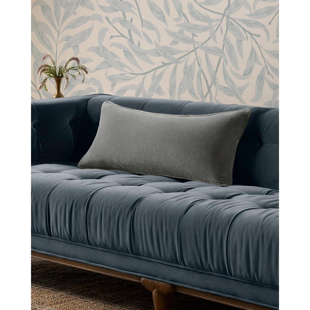 image:imageLoloi Chris Loves Julia Liza Collection PCJ0020 Grey 12 x 27 Cover wDown Pillow