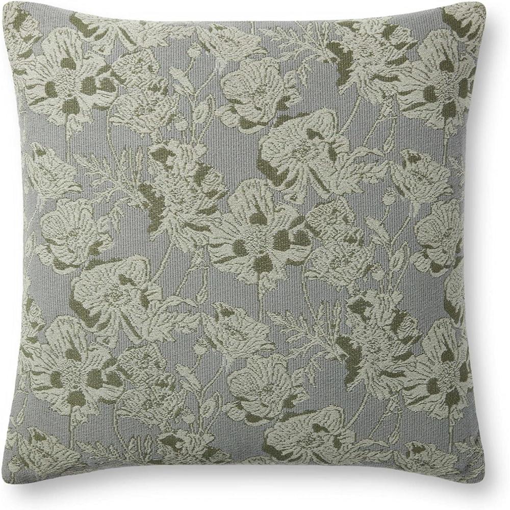 image:imageLoloi Chris Loves Julia Matilda Collection PCJ0031 OliveOrange 18 x 18 Cover wDown PillowSilver Sage
