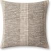 image:imageLoloi Angela Rose x Dusk Collection PAR0005 CharcoalIvory 18 x 18 Cover wDown PillowCharcoal  Ivory