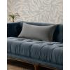 image:imageLoloi Chris Loves Julia Liza Collection PCJ0020 Grey 12 x 27 Cover wDown Pillow