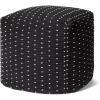 image:imageLoloi II LPF0039 Black 18 W x 18 D x 18 H Pouf