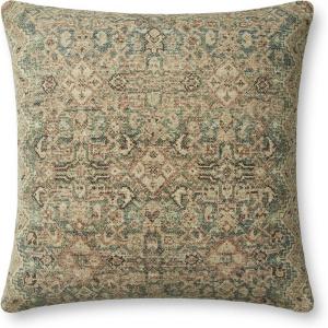 Loloi Angela Rose x Cove Collection PAR0004 Navy/Natural 18” x 18” Cover w/Poly Pillow(Navy / Natural)