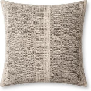 Loloi Angela Rose x Dusk Collection PAR0005 Charcoal/Ivory 18” x 18” Cover Only Pillow