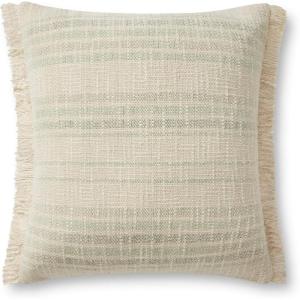 Loloi Angela Rose x Forrest Collection PAR0007 Ivory/Sage 18” x 18” Cover Only Pillow