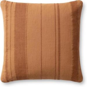 Loloi Angela Rose x Mia Collection PAR0014 Ivory/Denim 13” x 21” Cover w/Down Pillow(Rust)