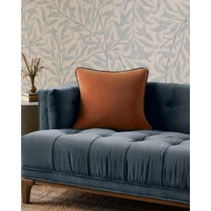 Loloi Chris Loves Julia Liza Collection PCJ0020 Rust 18” x 18” Cover w/Poly Pillow