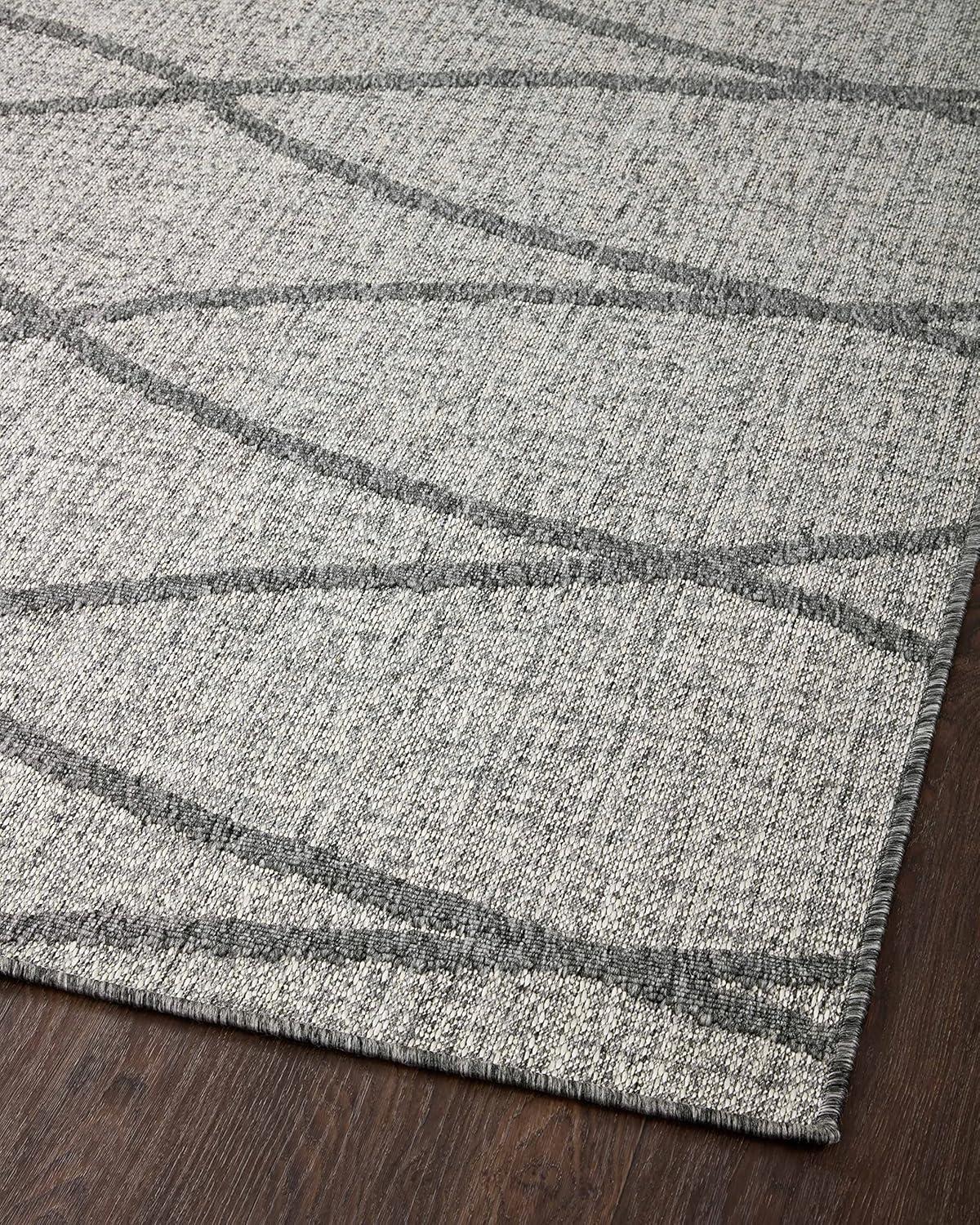 image:imageLoloi Rainier Collection RAI03 NaturalIvory 53 x 77 Area RugDove Grey