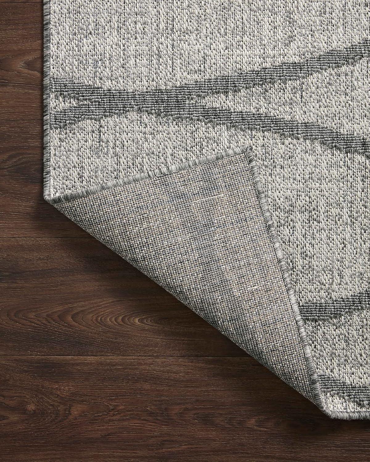 image:imageLoloi Rainier Collection RAI03 NaturalIvory 53 x 77 Area RugDove Grey