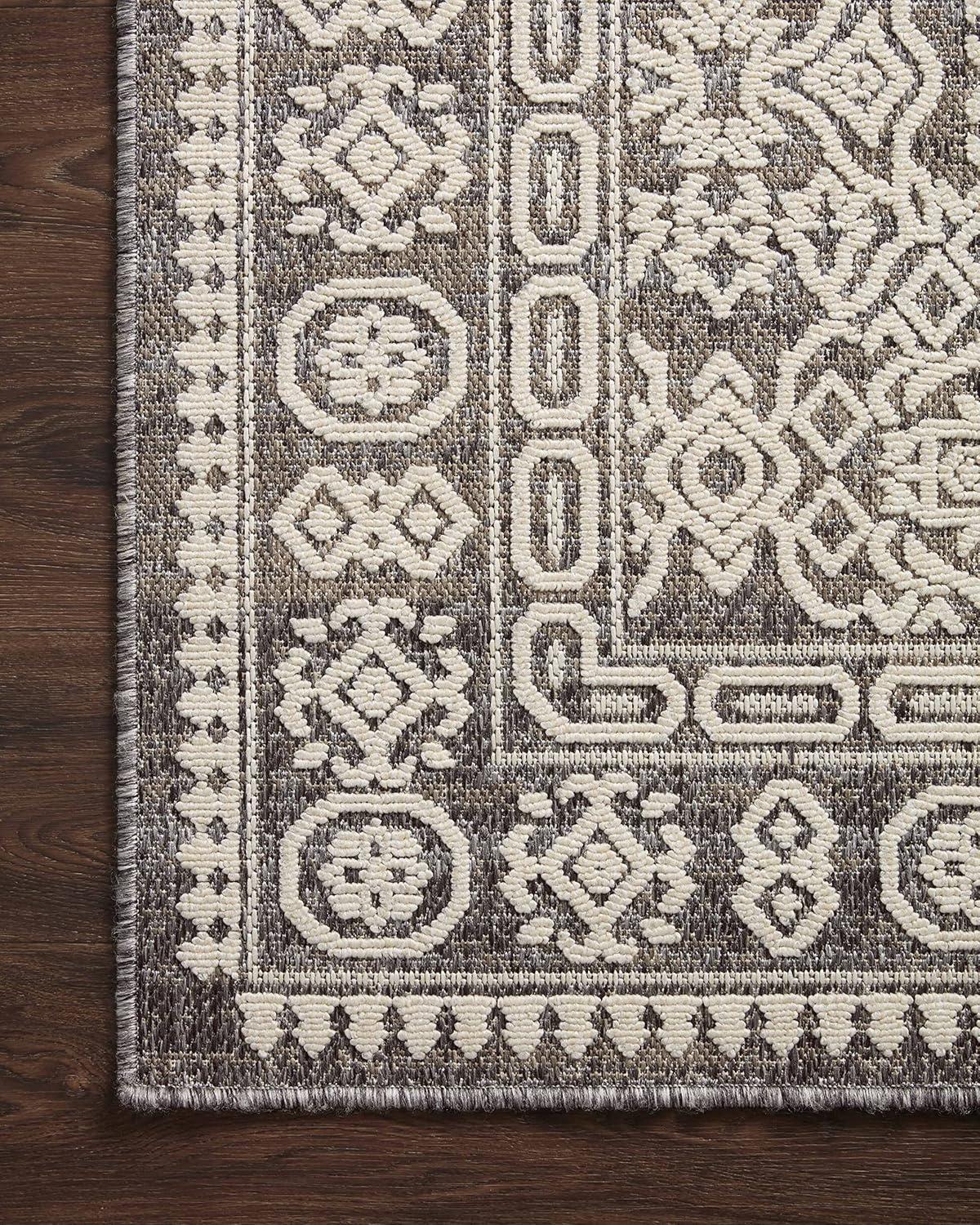 image:imageLoloi Rainier Collection RAI03 NaturalIvory 53 x 77 Area RugPebble Ivory