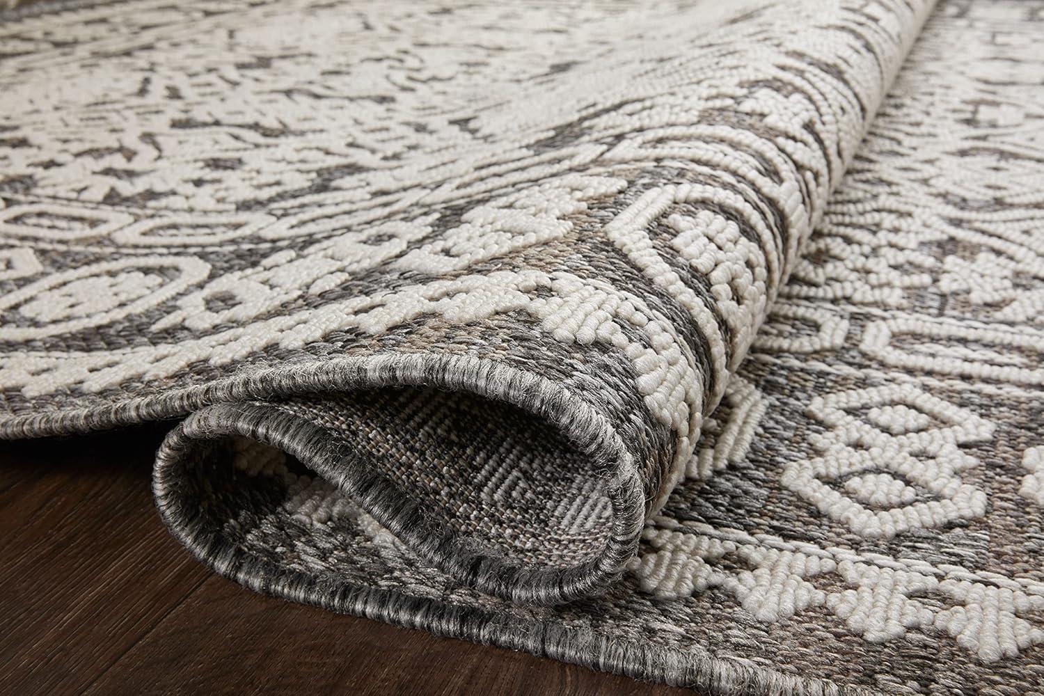 image:imageLoloi Rainier Collection RAI03 NaturalIvory 53 x 77 Area RugPebble Ivory