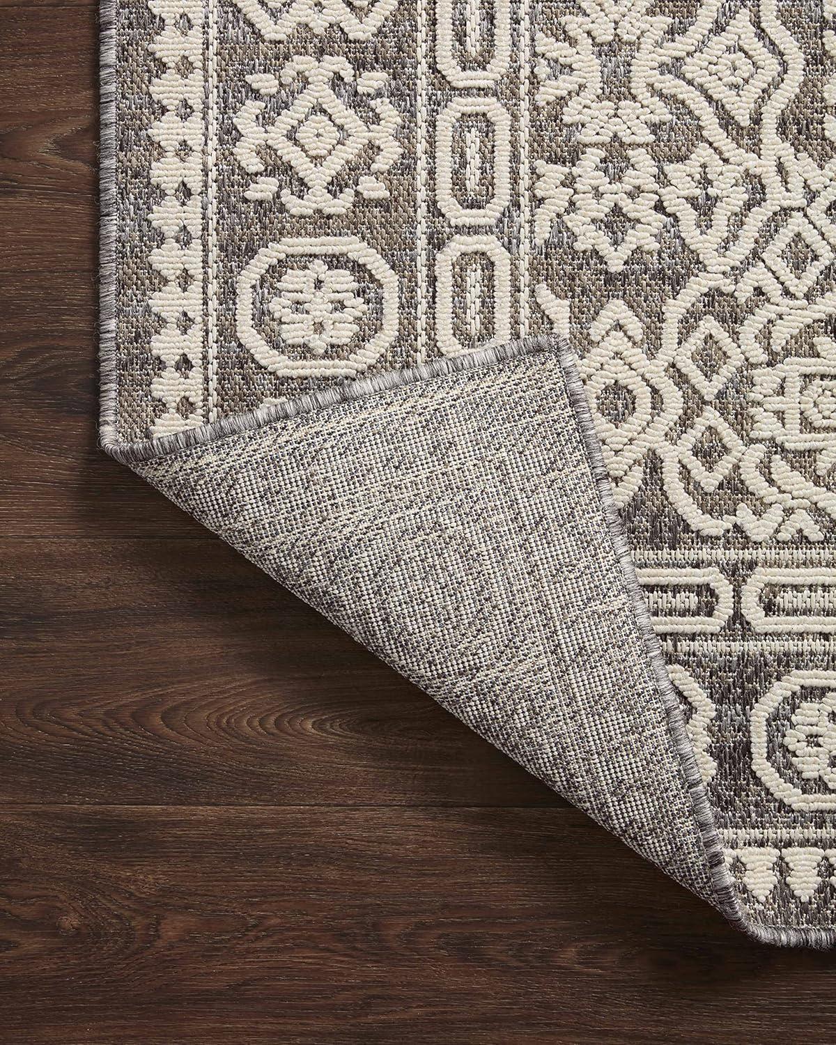 image:imageLoloi Rainier Collection RAI03 NaturalIvory 53 x 77 Area RugPebble Ivory